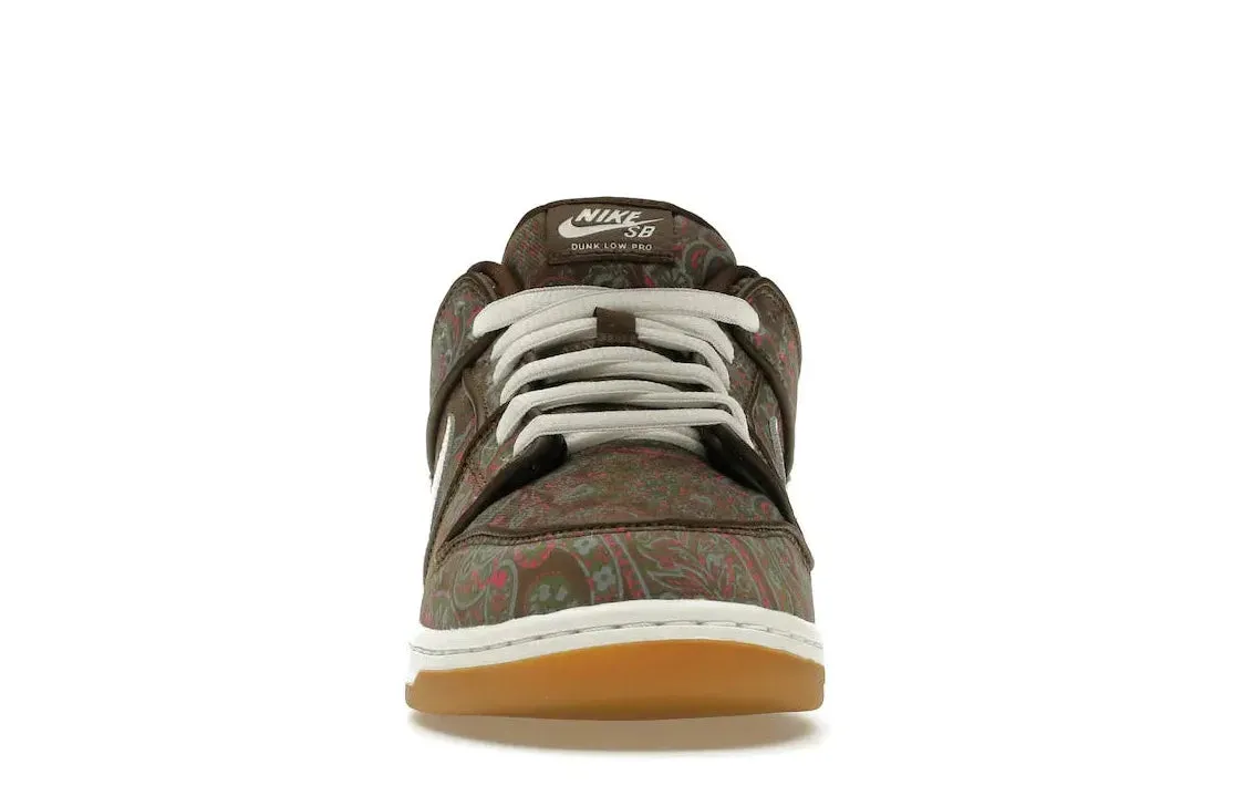 Nike SB Dunk Low Pro Paisley Brown Flexible Fit Wear resistant