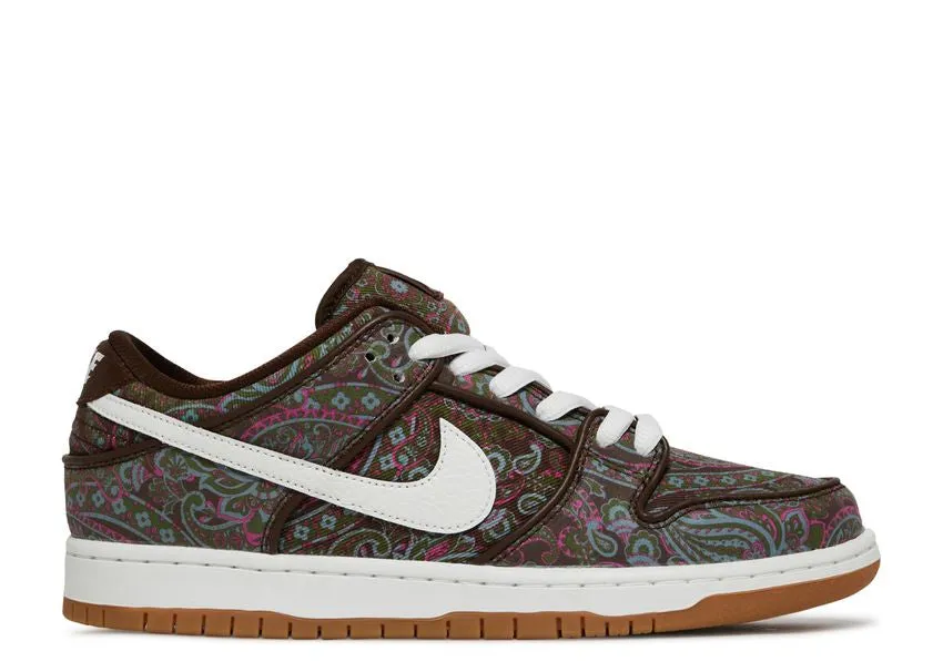 Timeless Edge Flat Nike SB Dunk Low Pro Paisley Brown