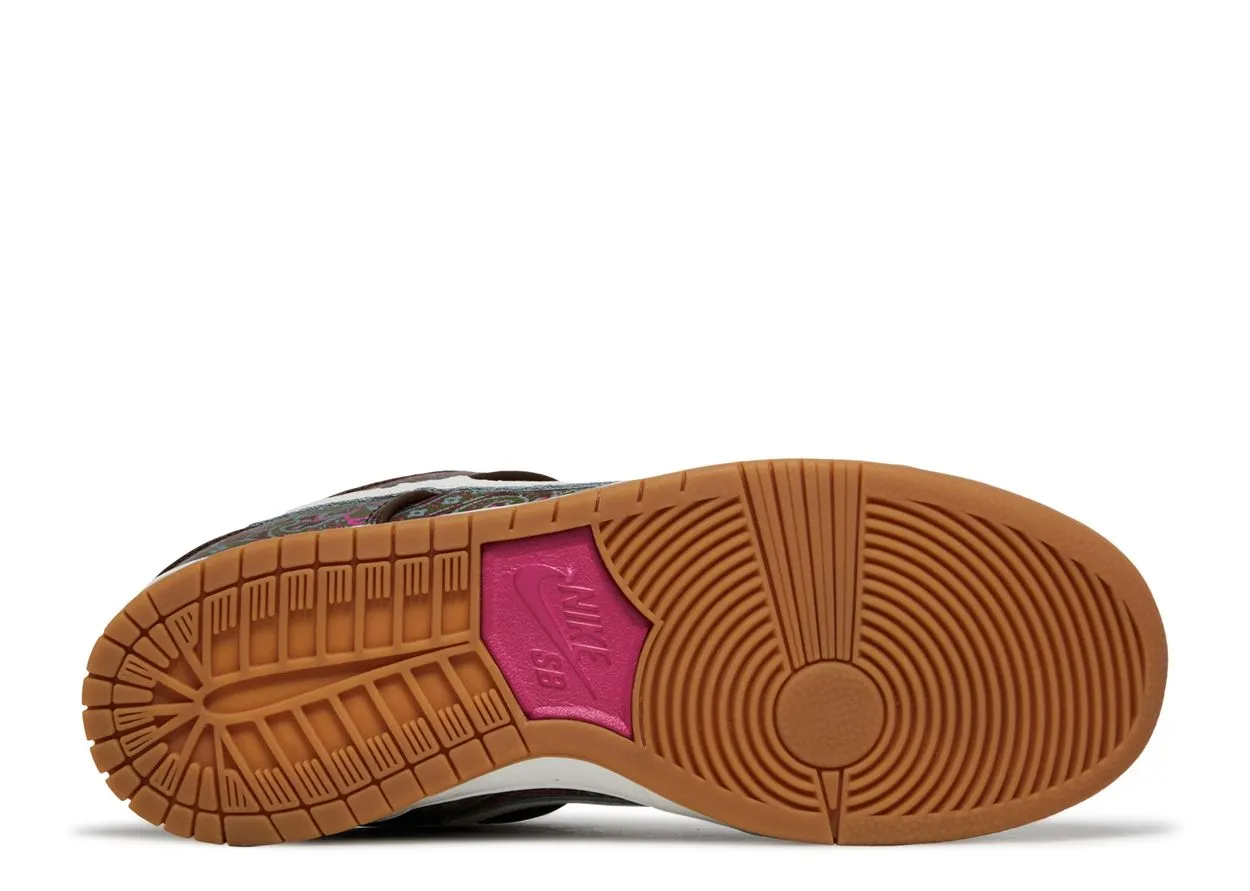 Noon Walk Chic Design Nike SB Dunk Low Pro Paisley Brown