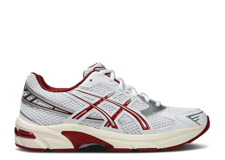 Asics Gel-1130 White Red Dahlia Durable Mesh
