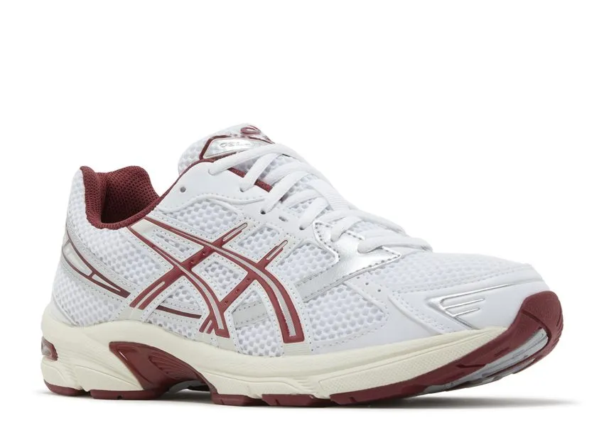 Asics Gel-1130 White Red Dahlia Comfortable Tongue Jump Friendly