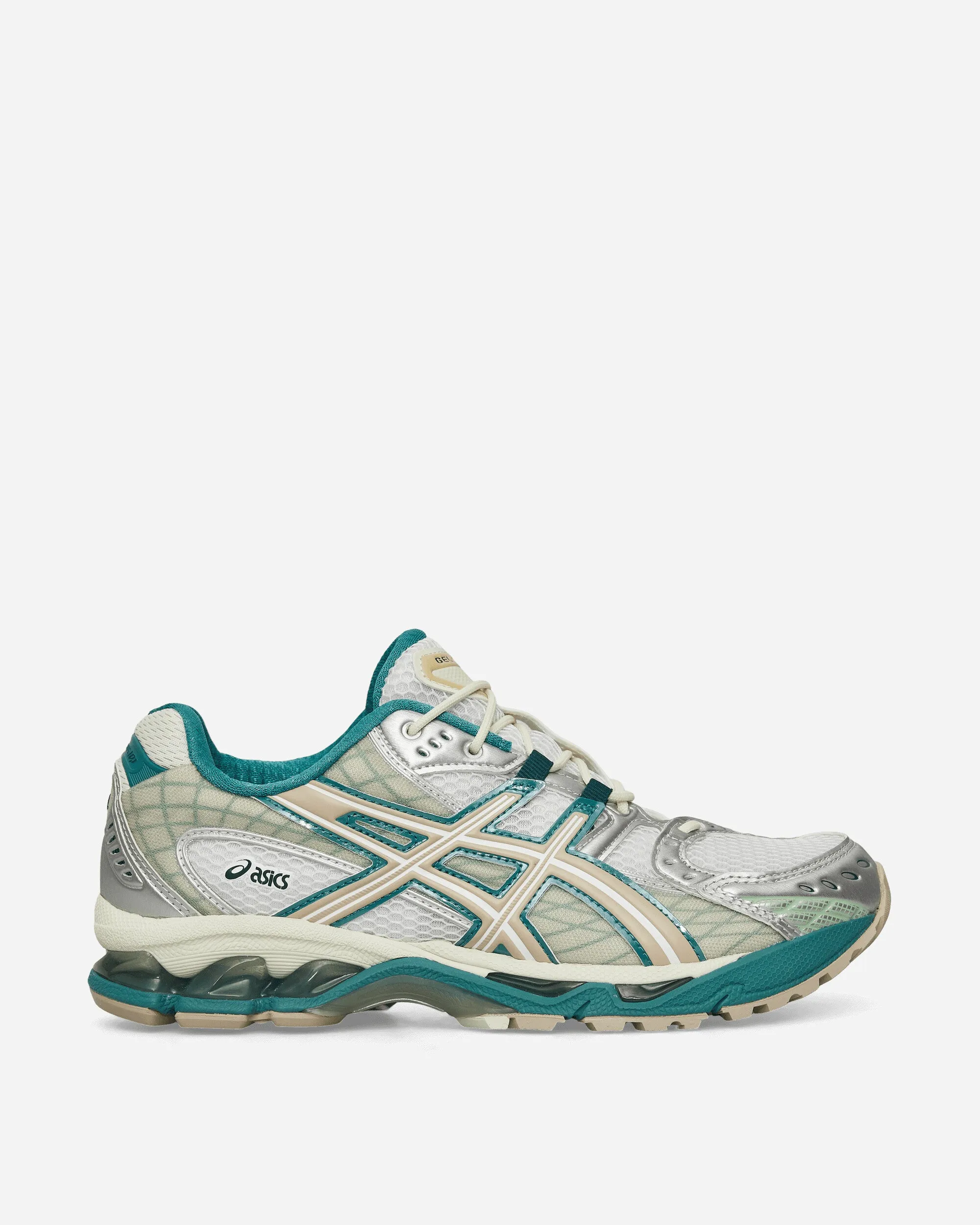 GEL-Nimbus 10.1 Sneakers White / Rainy Lake Comfort arch Mesh Upper