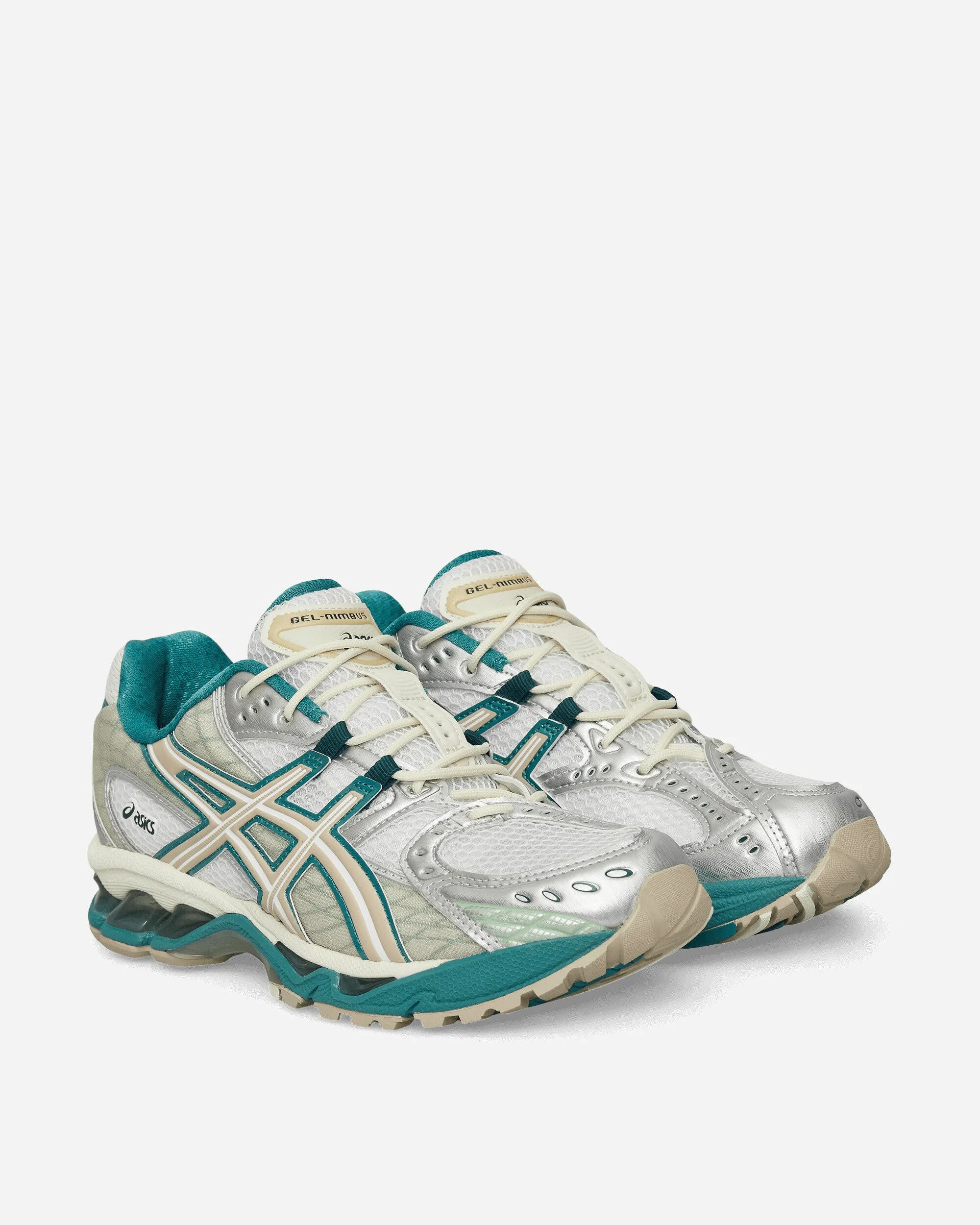 Cotton Base Firm Lock GEL-Nimbus 10.1 Sneakers White / Rainy Lake