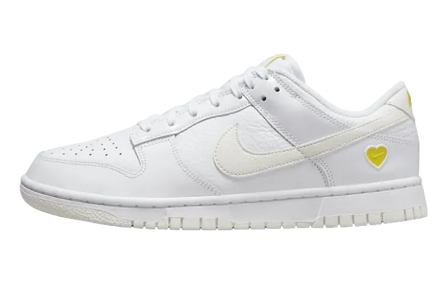 Comfort Driven Neon Bright Nike Dunk Low "Valentine's Day Yellow Heart" Women's