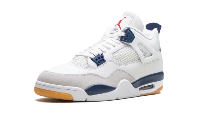 Comfy Routine Market Stroll Jordan 4 Retro SB "Navy"