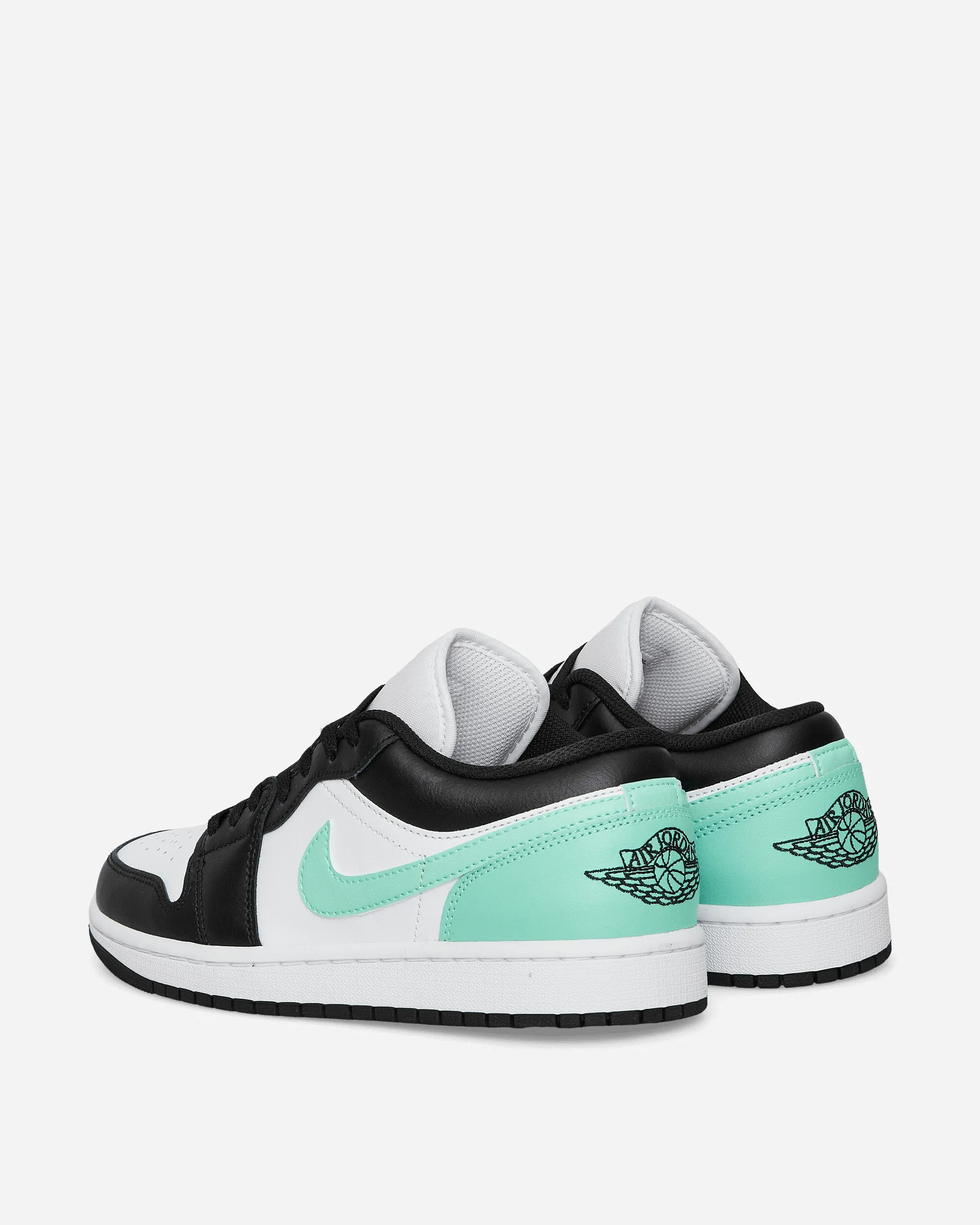 Shock absorption Future Walk Air Jordan 1 Low Sneakers White / Black / Green Glow