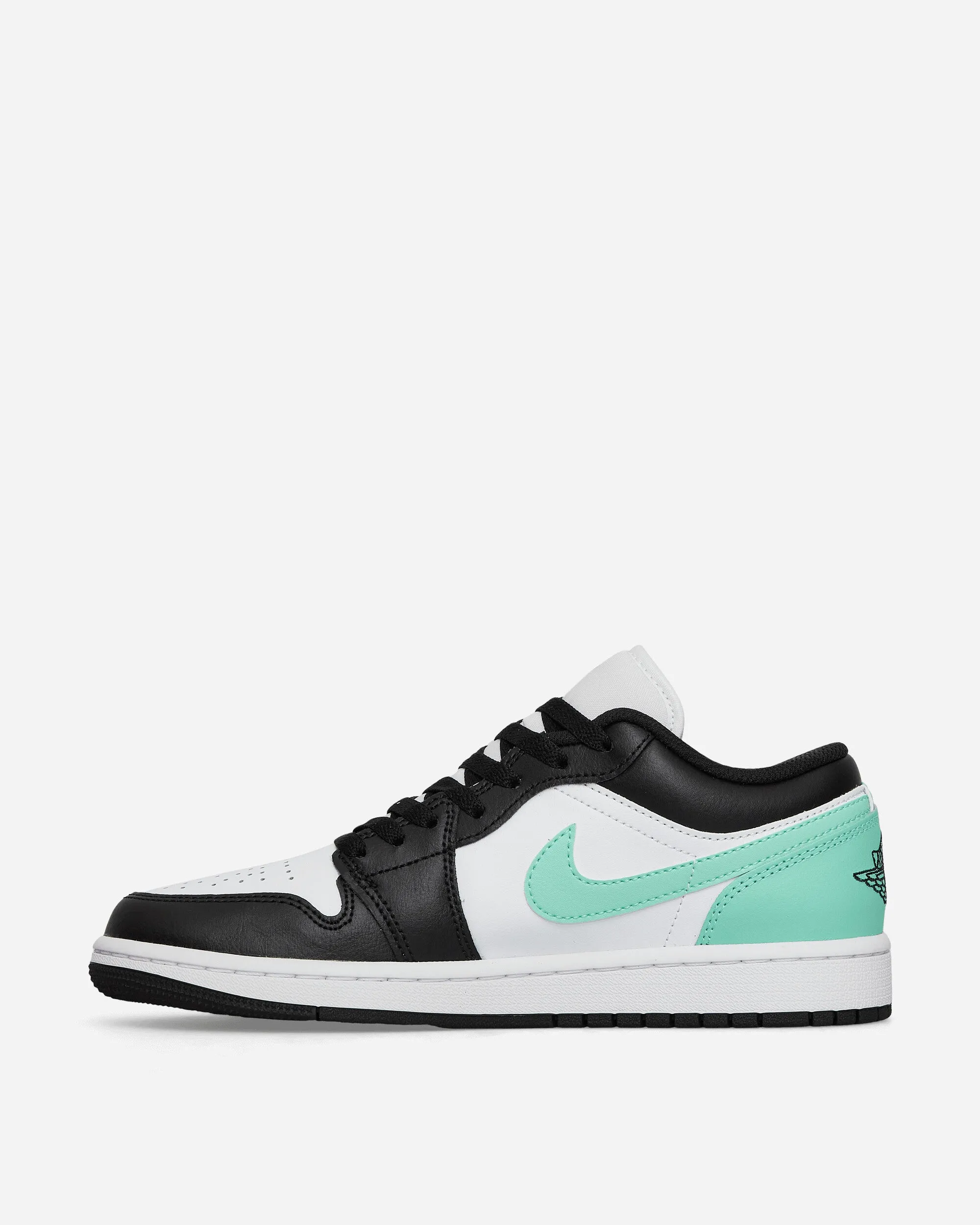 Marathon Fit Air Jordan 1 Low Sneakers White / Black / Green Glow