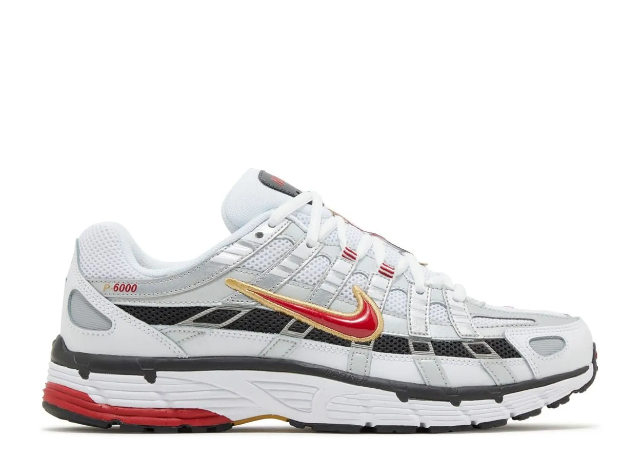 Foot alignment Nike P-6000 Platinum Varsity Red