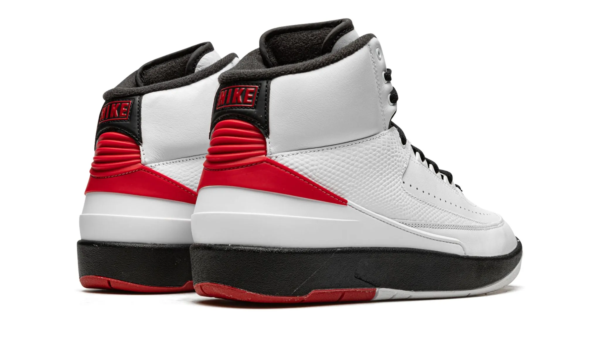 Clear Glow Air Jordan 2 Retro WhiteVarsity RedBlack