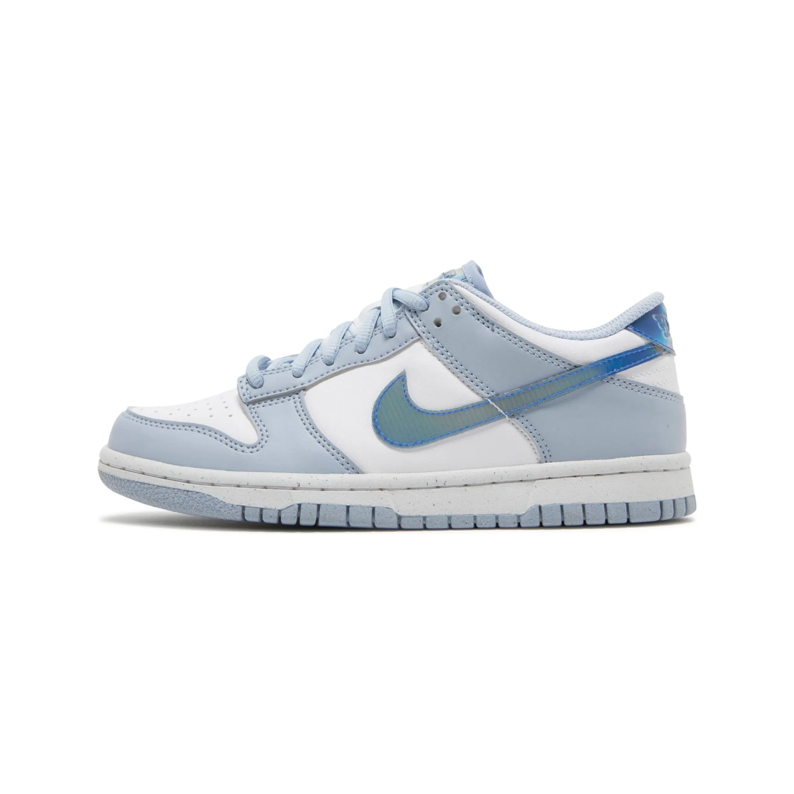 Italian Glam Magic Mood Nike DUNK LOW NEXT NATURE GS 'BLUE WHISPER LENTICULAR'