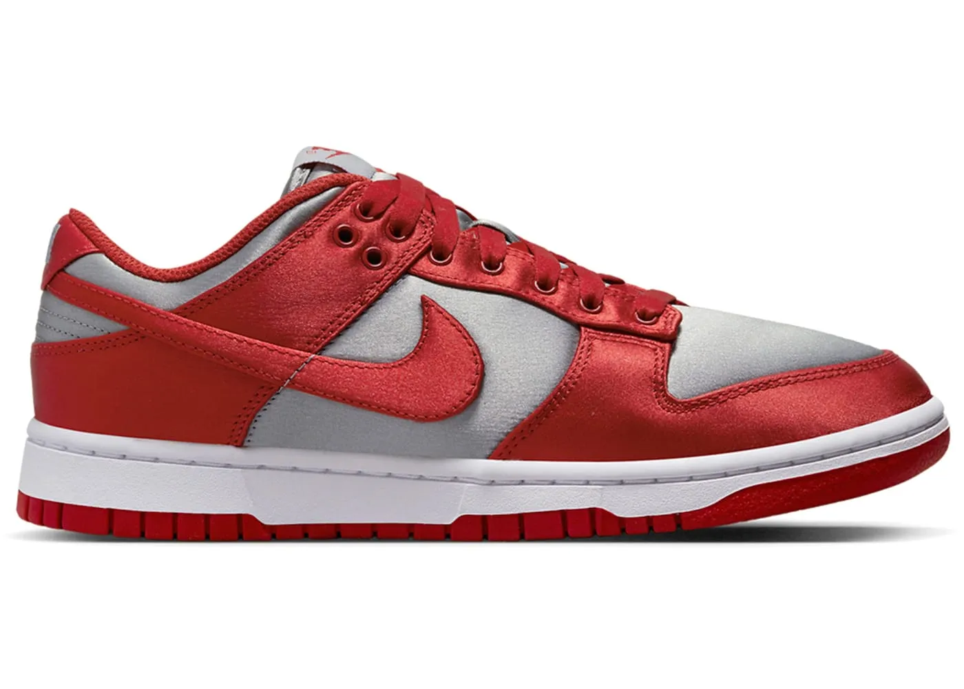 Textured Surface Street Cool Nike Dunk Low UNLV Satin (Women's)