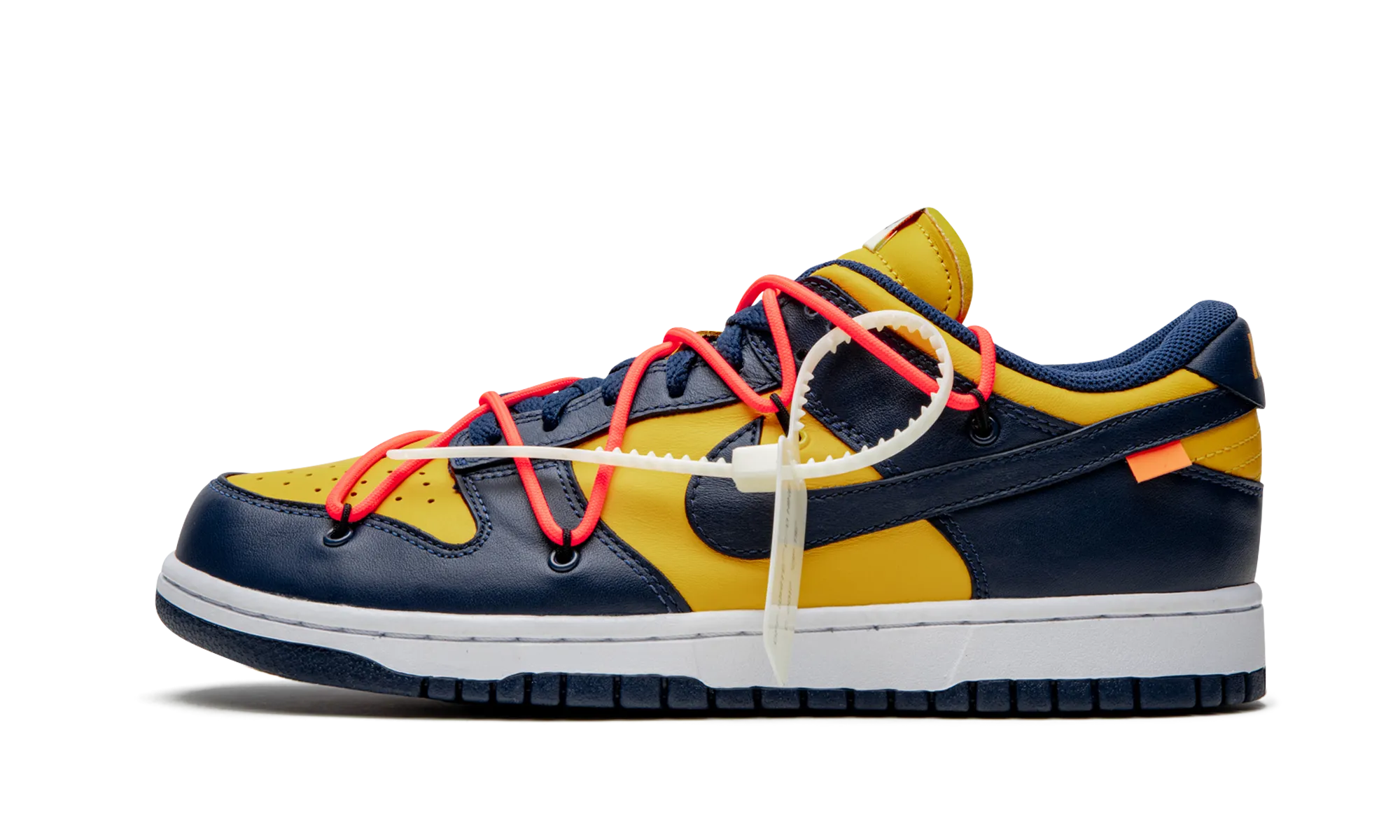 Nike x Off-White Dunk Low ??University Gold?? Soft Material