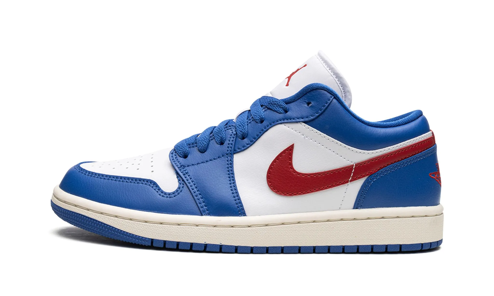 Chic Fit Daily Walk Wmns Air Jordan 1 Low 'Sport Blue Gym Red'
