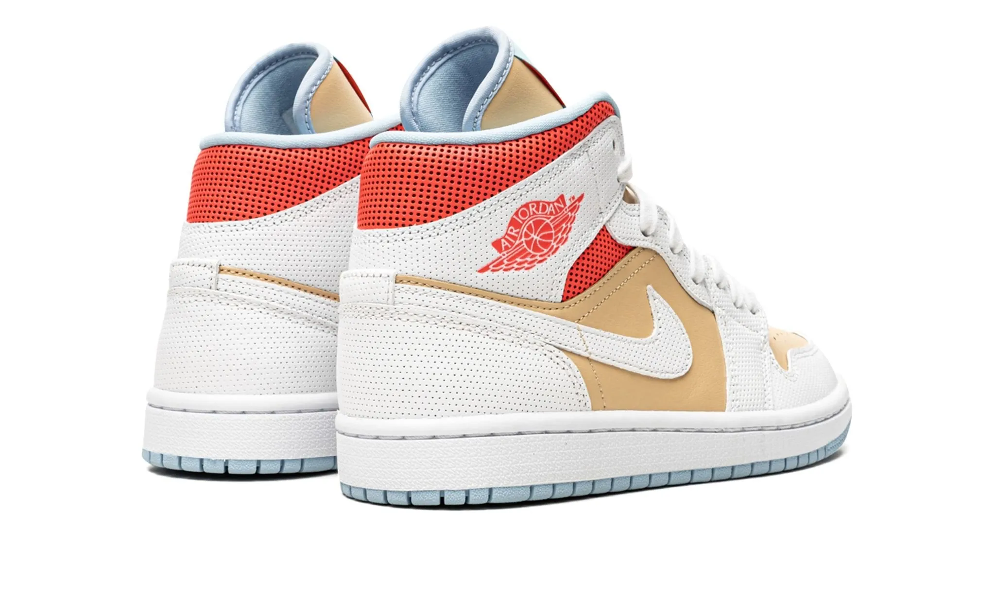 Heel Support Lightweight Walk Air Jordan 1 Mid Sesame