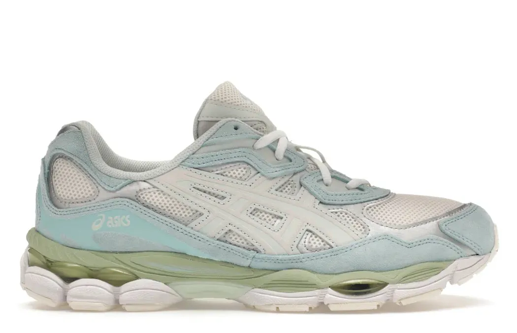 Ergonomic Build Flexible Wear ASICS Gel-NYC Cream Aquamarine
