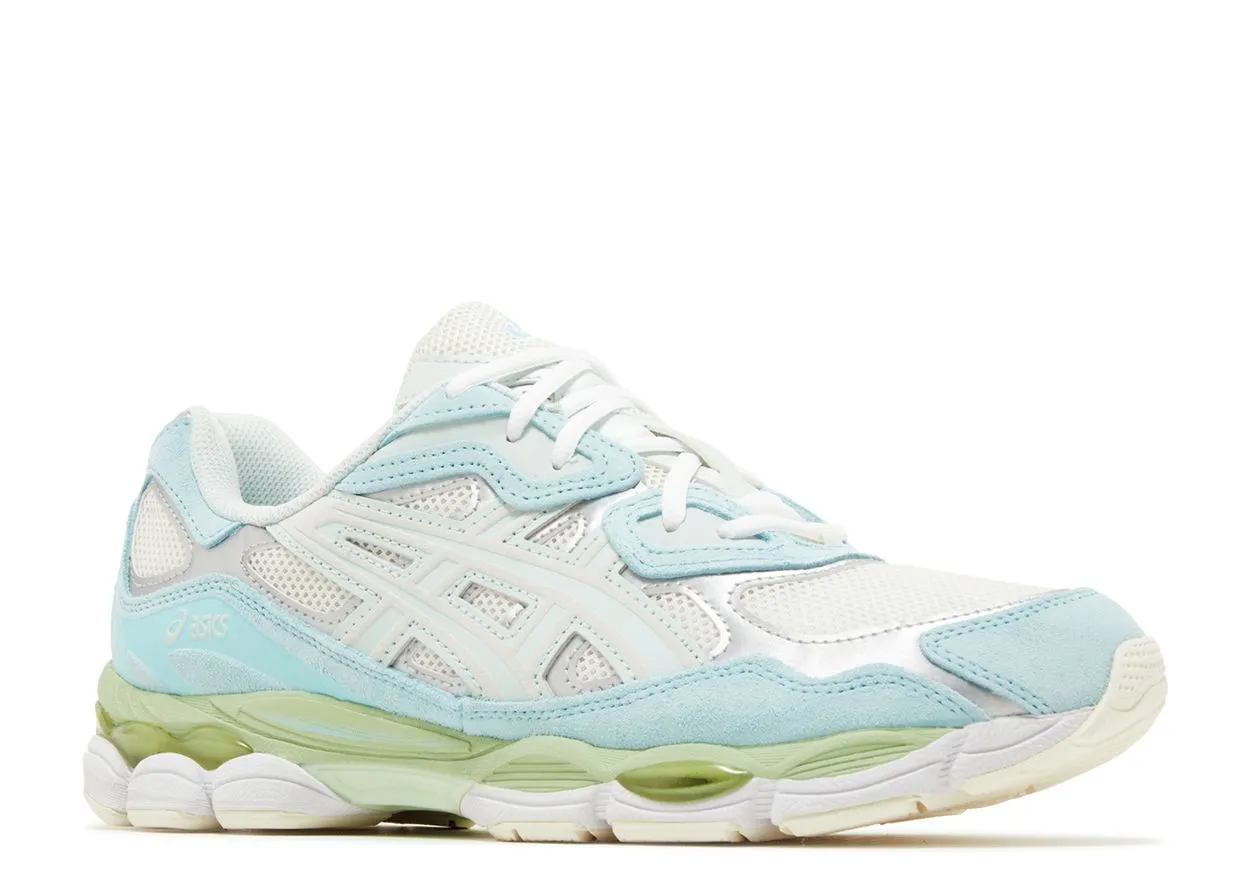 Asics Gel-NYC Cream Aquamarine Modern Form Padded Collar Padding