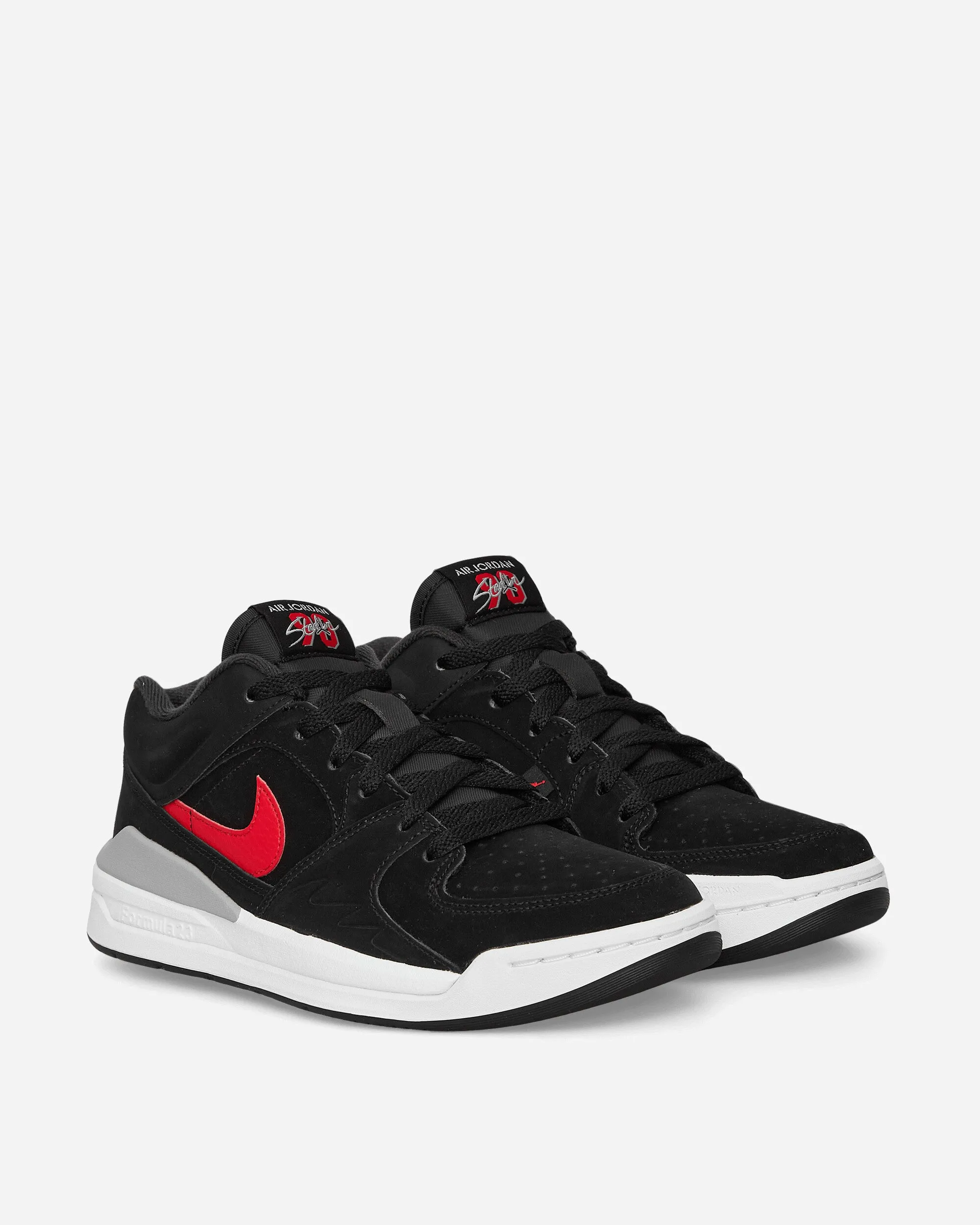 Family Fit Jordan Stadium 90 Sneakers Black / Fire Red