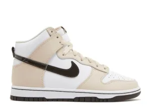 Nike Dunk High White Sanddrift Brown Light support