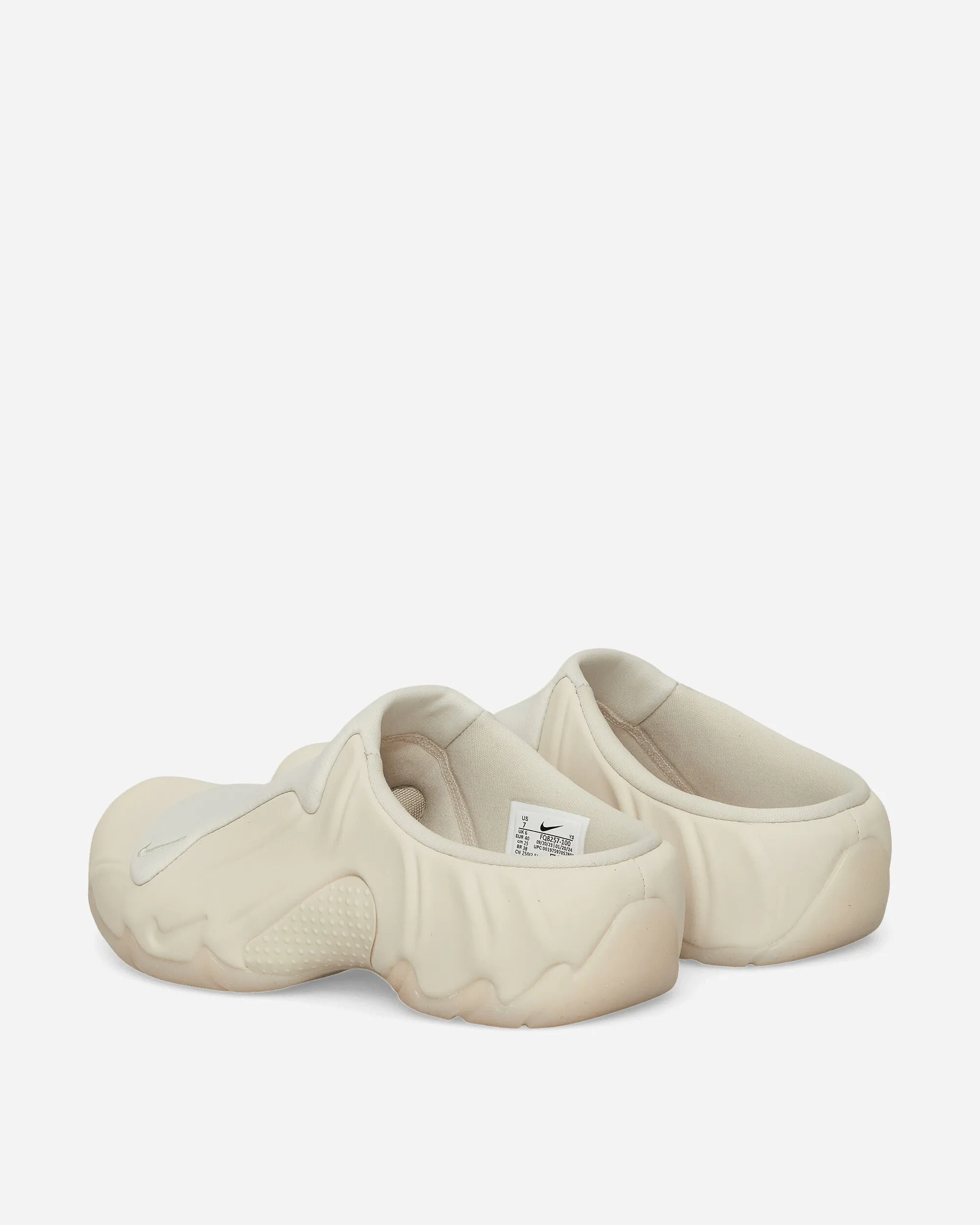 Heel Safe Pearl Shine Clogposite Mules Light Orewood Brown / White