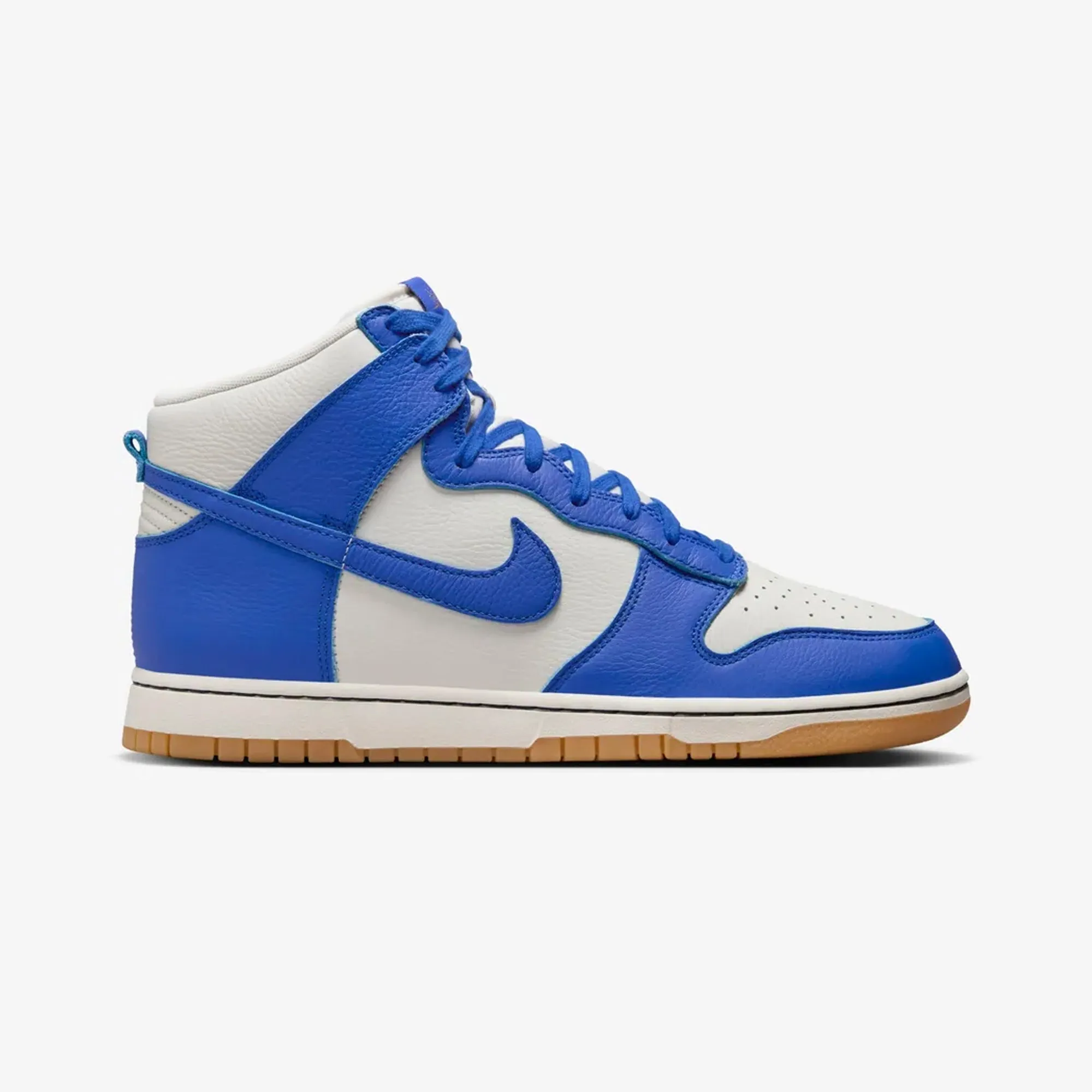Move Light NIKE | DUNK HIGH RETRO SE { PHANTOM/RACER BLUE-PALE IVORY-GUM YELLOW
