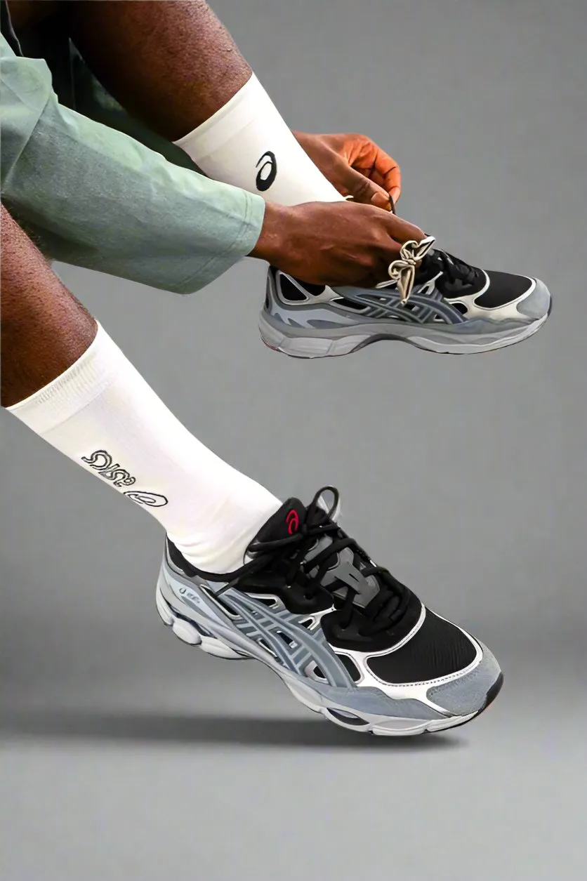 ASICS Gel-NYC Black Fjord Grey Durable Upper Material