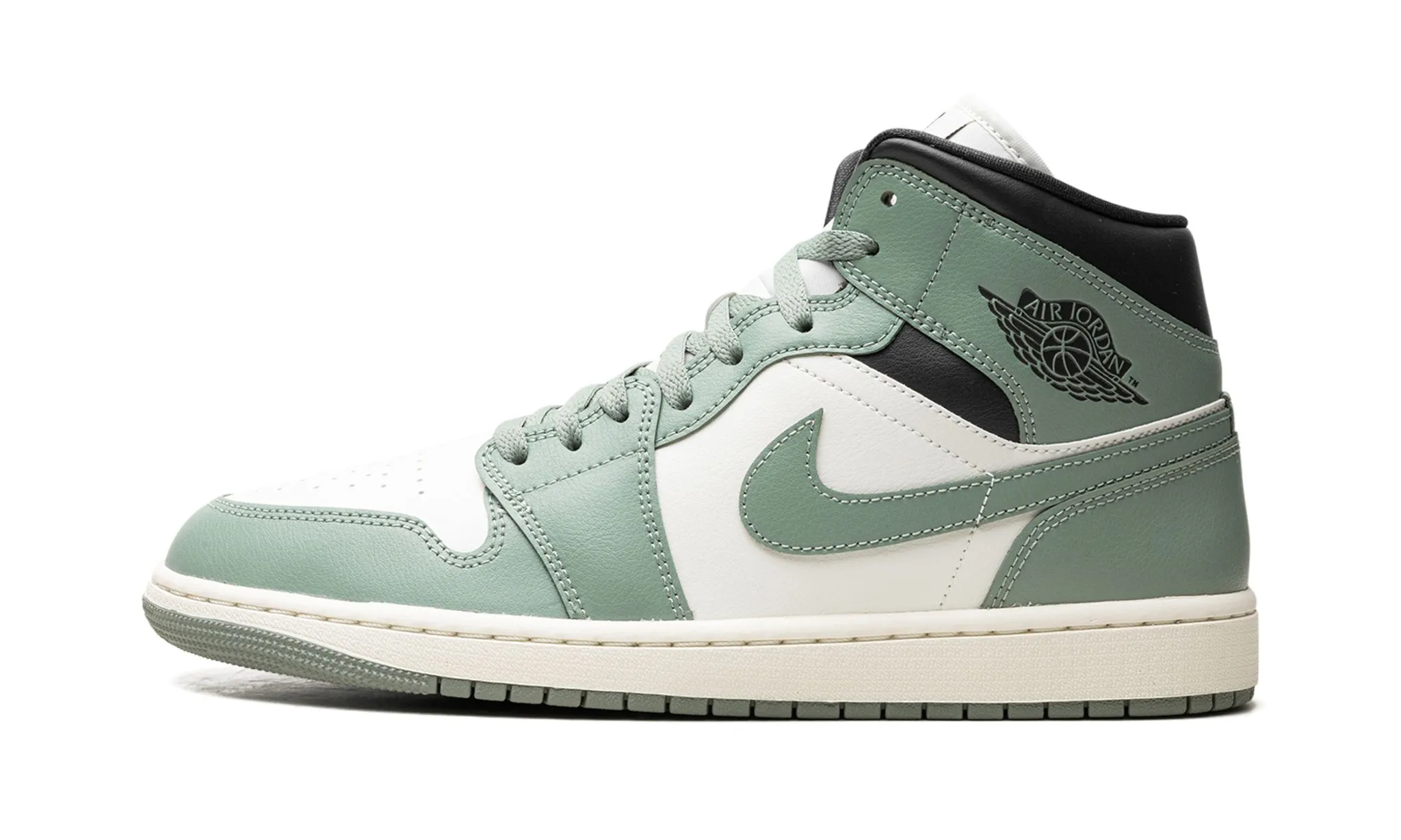Roll Hike Wmns Air Jordan 1 Mid 'Jade Smoke'
