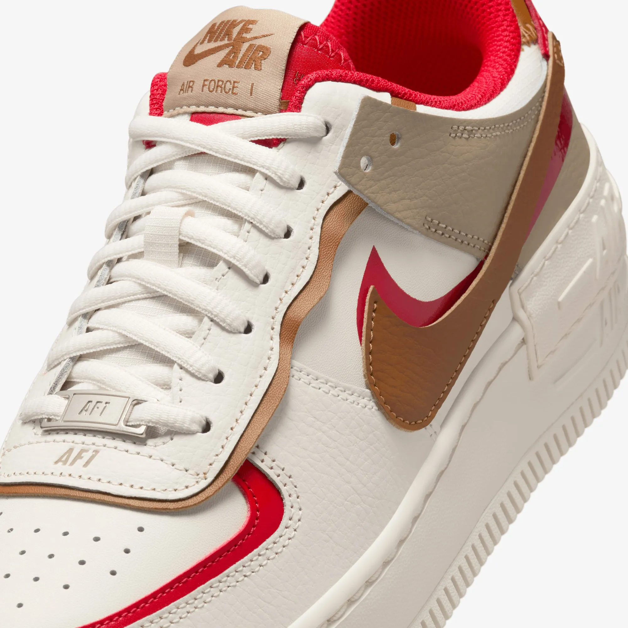 NIKE | AIR FORCE 1 '07 NEXT NATURE { SAIL/CANYON PINK Slip Resistant Shock Resistant