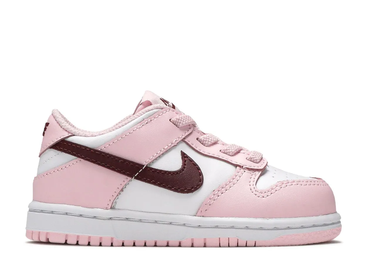 Lace   Up Design Flip Hike Nike Dunk Low Pink Red White (TD)