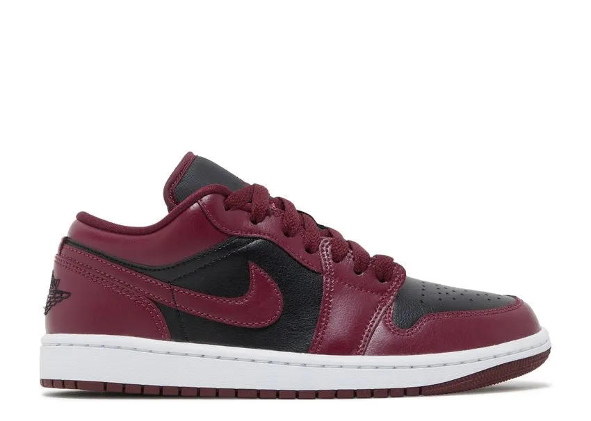 Air Jordan 1 Low Black Dark Beetroot Weekend Trip