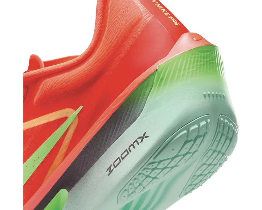Nike Zoom Fly 6 "Bright Crimson" running in a glacier area shoes