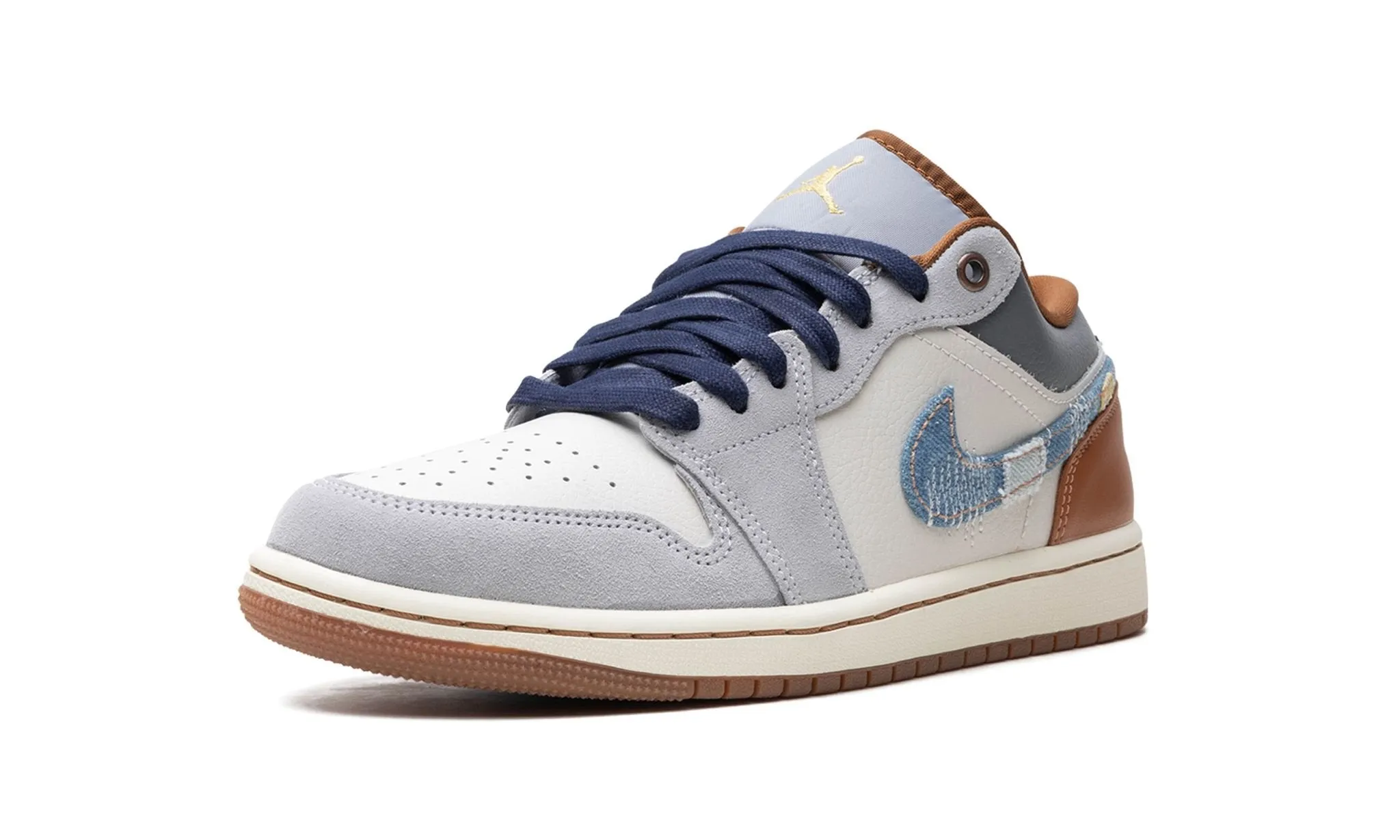 Air Jordan 1 Low SE 'Repaired Denim Swoosh' Dry Fast Year long