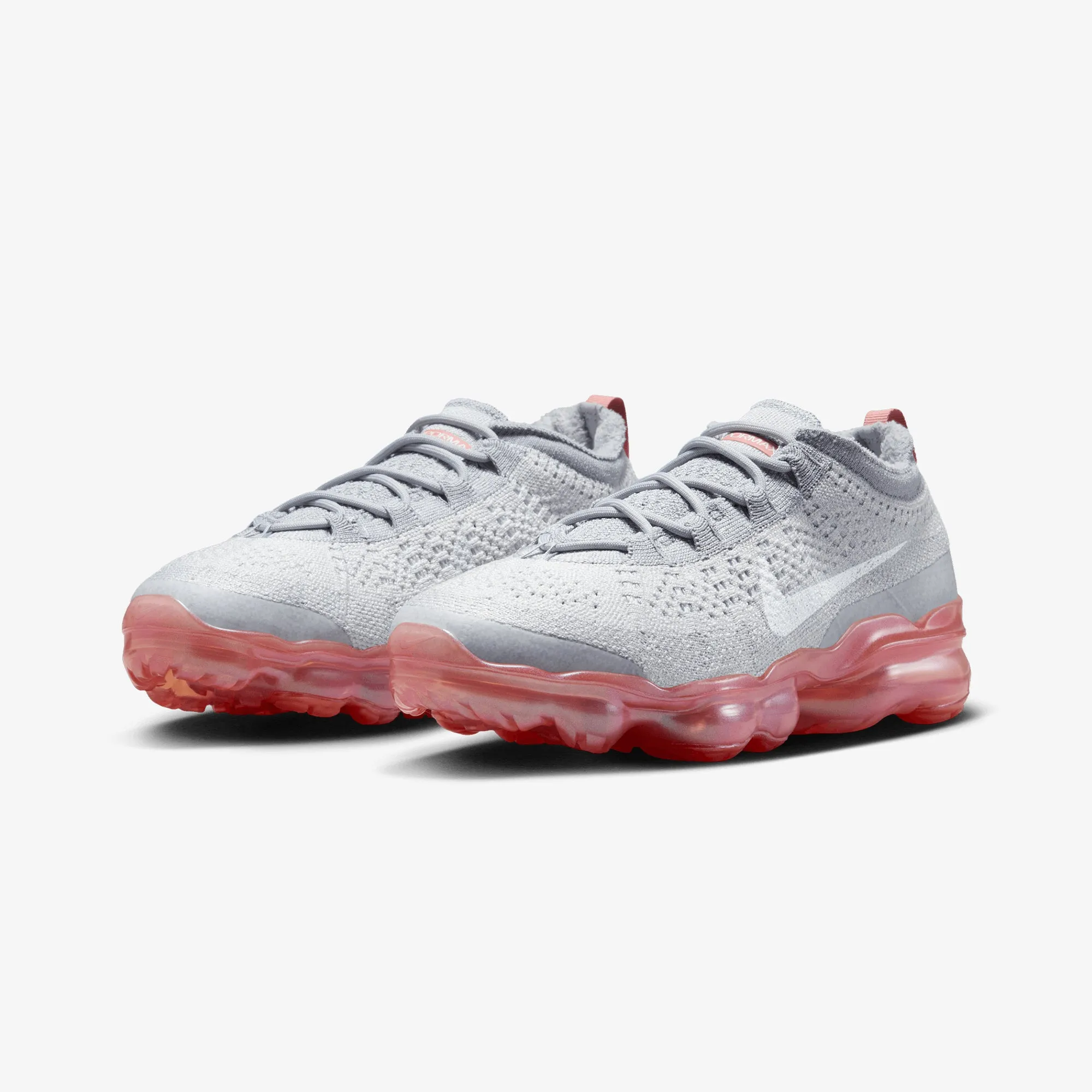NIKE | AIR VAPORMAX 2023 FLYKNIT { PHOTON DUST/WHITE-WOLF GREY-RED STARDUST Comfort collar Wide Path