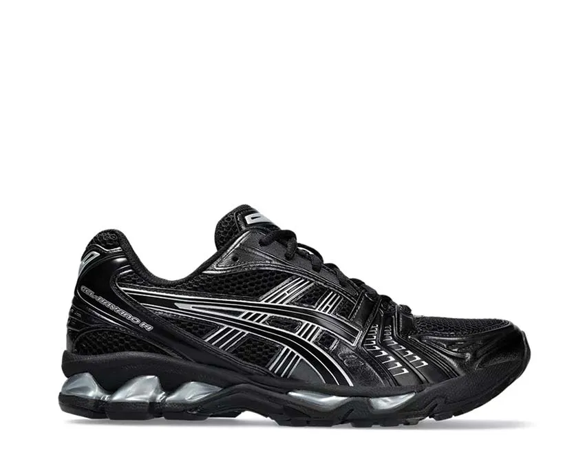 Asics Gel Kayano 14 "Black Silver" Cushioned Insole Durable Material