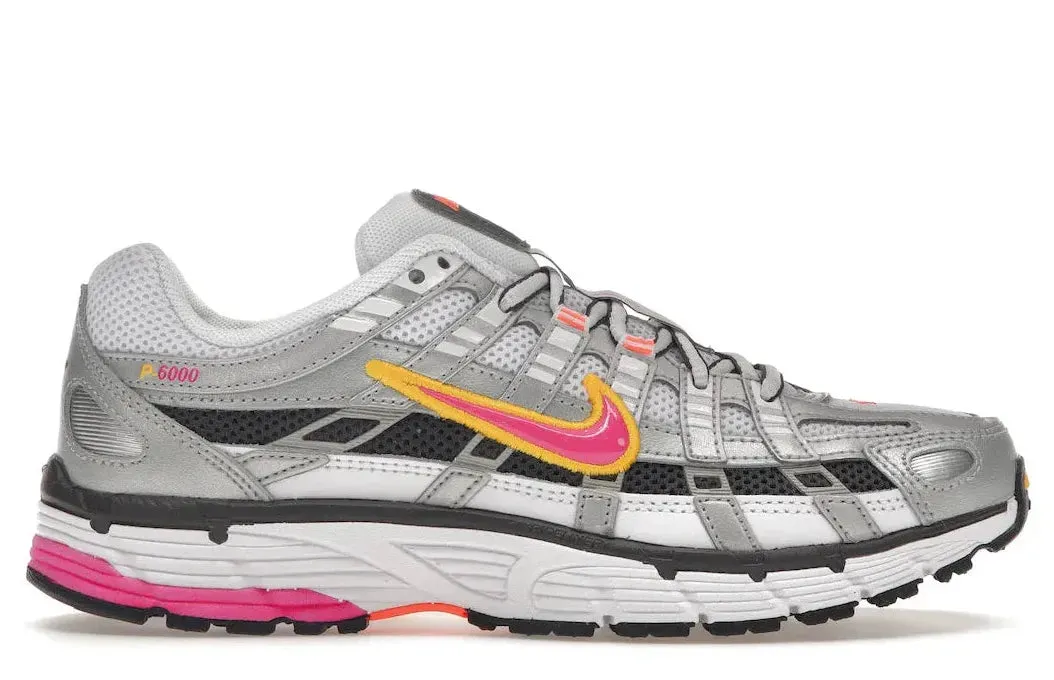 machine - washable running shoes padded - straps Nike P-6000 Laser Fuchsia (Women's)