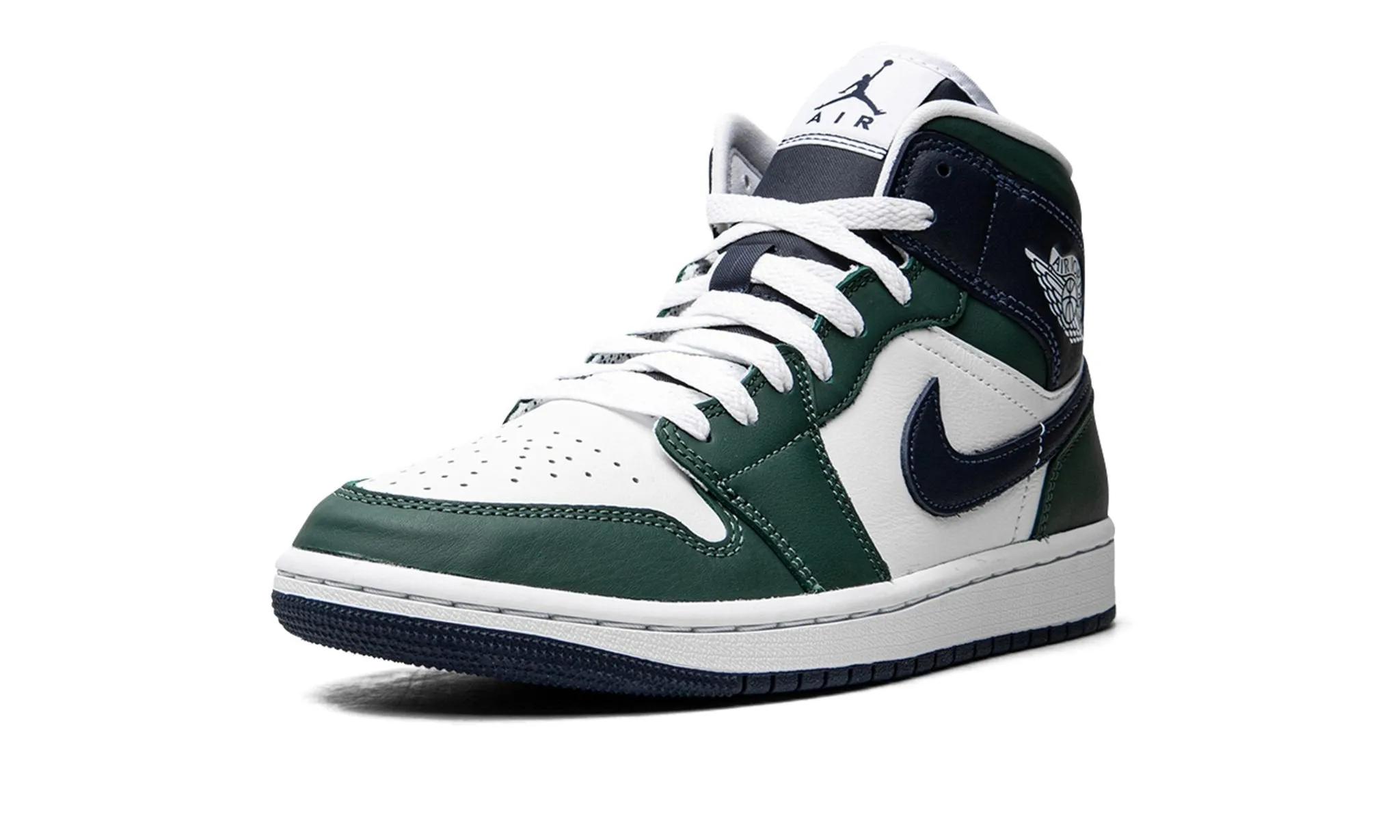 Morning Ready Velcro Design Air Jordan 1 Mid SE Seahawks W