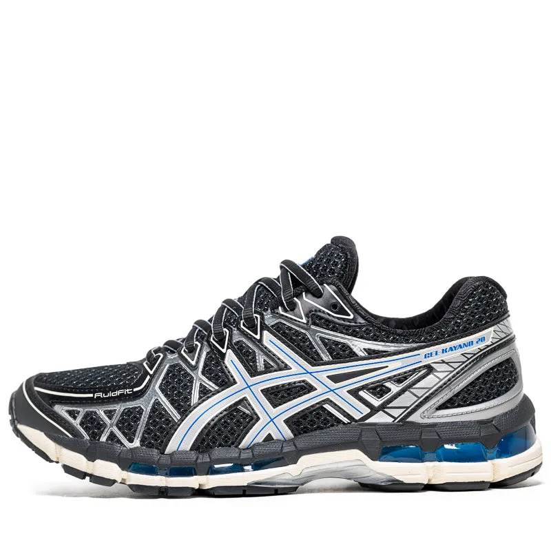 Asics Gel-Kayano 20 - Black/Pure Silver Comfort Stand