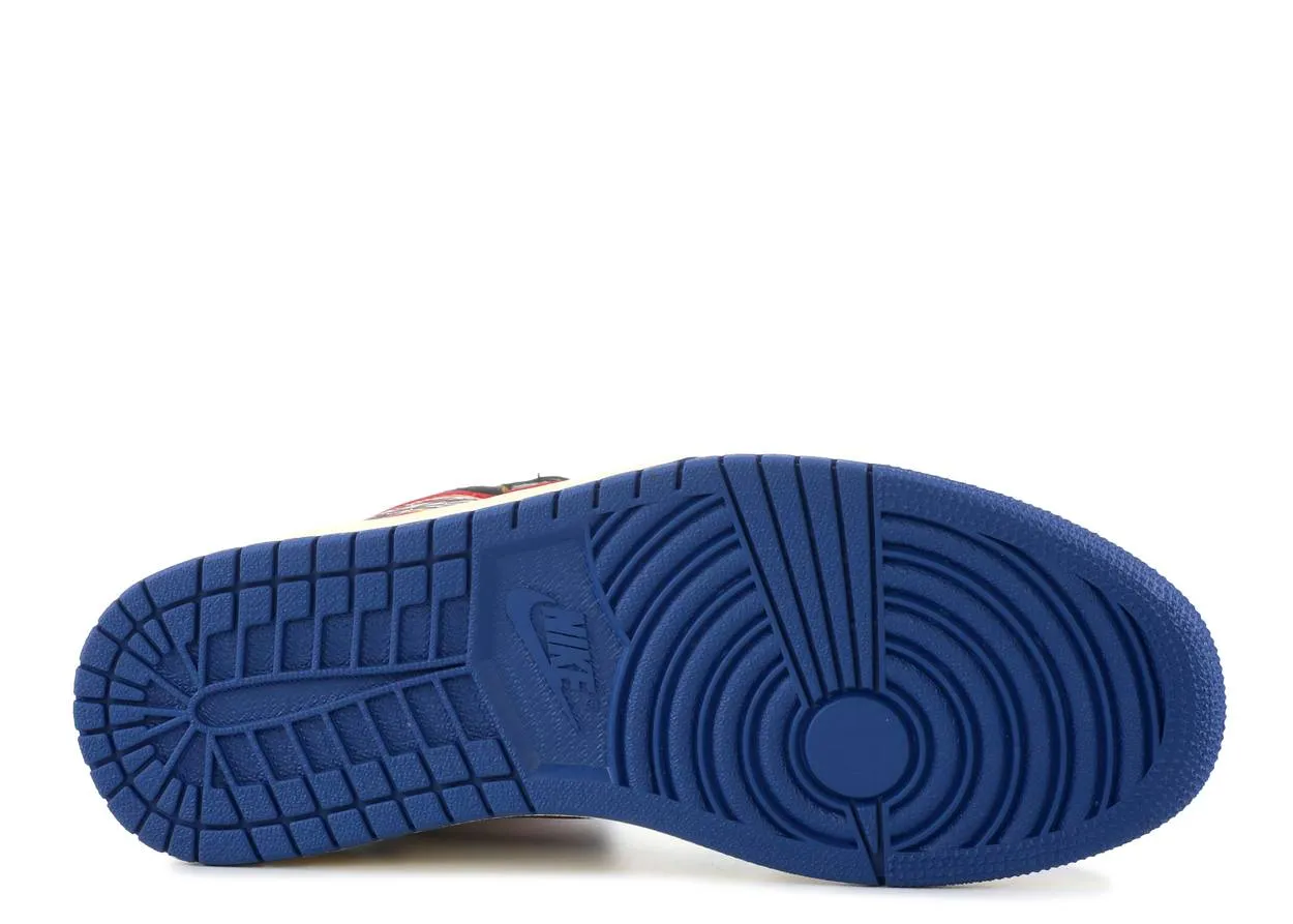 Air Jordan 1 Retro High Union Los Angeles Blue Toe Style focused