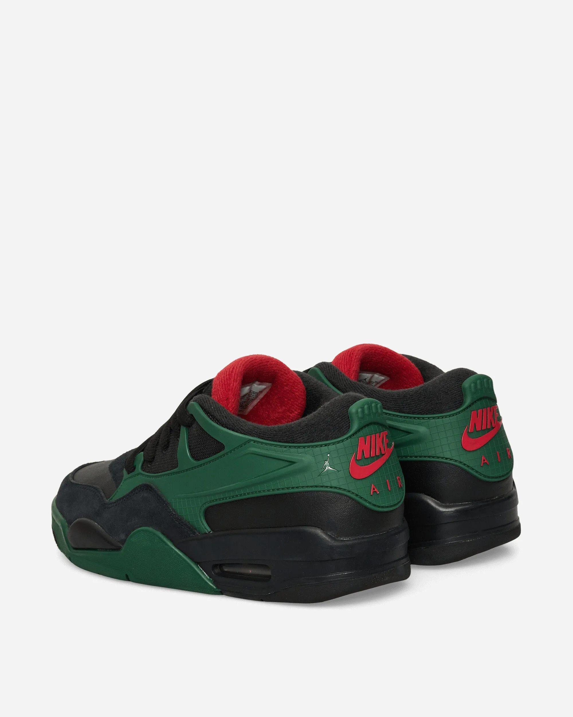 Flexible Design Road Long Air Jordan 4 RM Sneakers Black / Gorge Green / Varsity Red