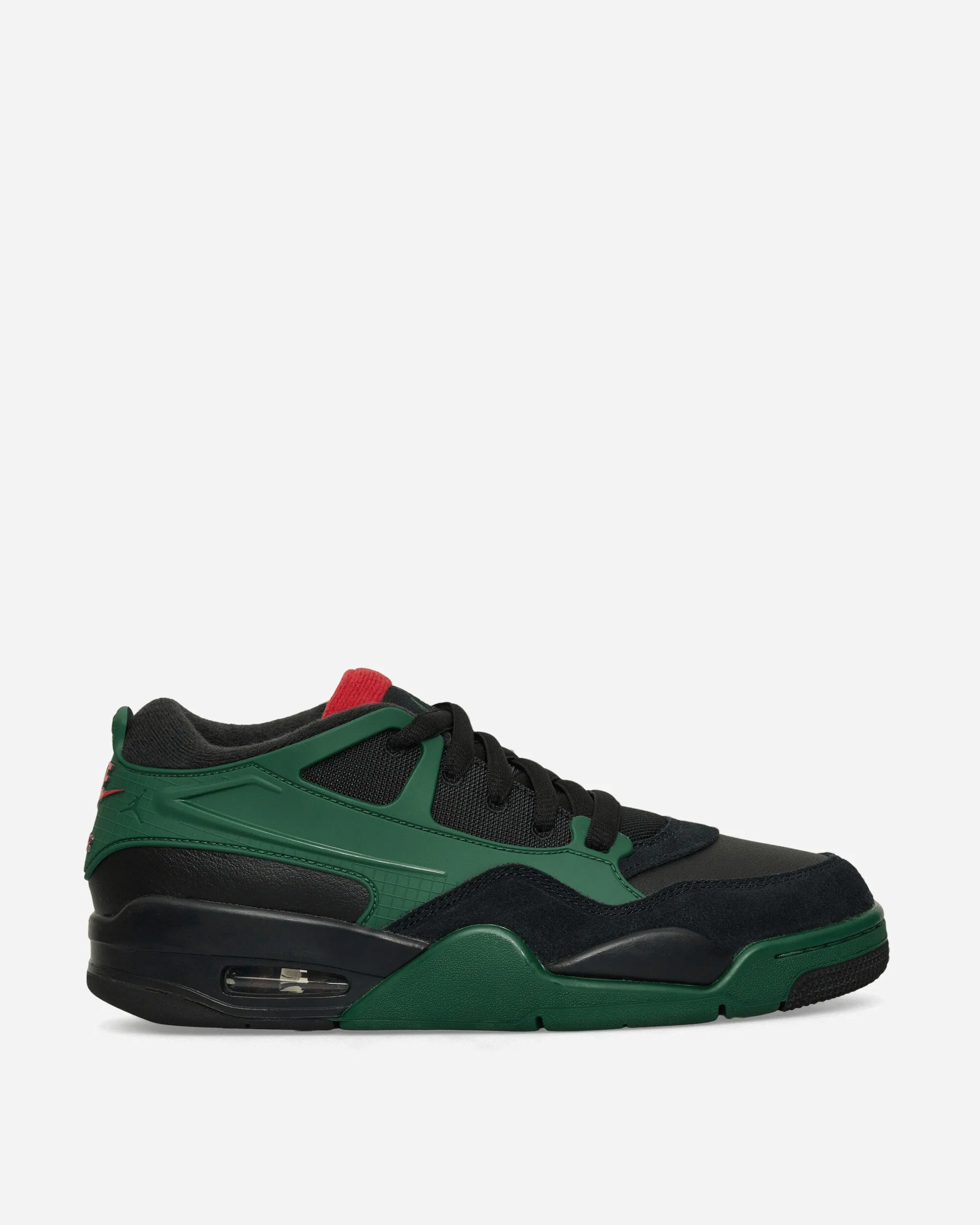 Air Jordan 4 RM Sneakers Black / Gorge Green / Varsity Red Stable Core
