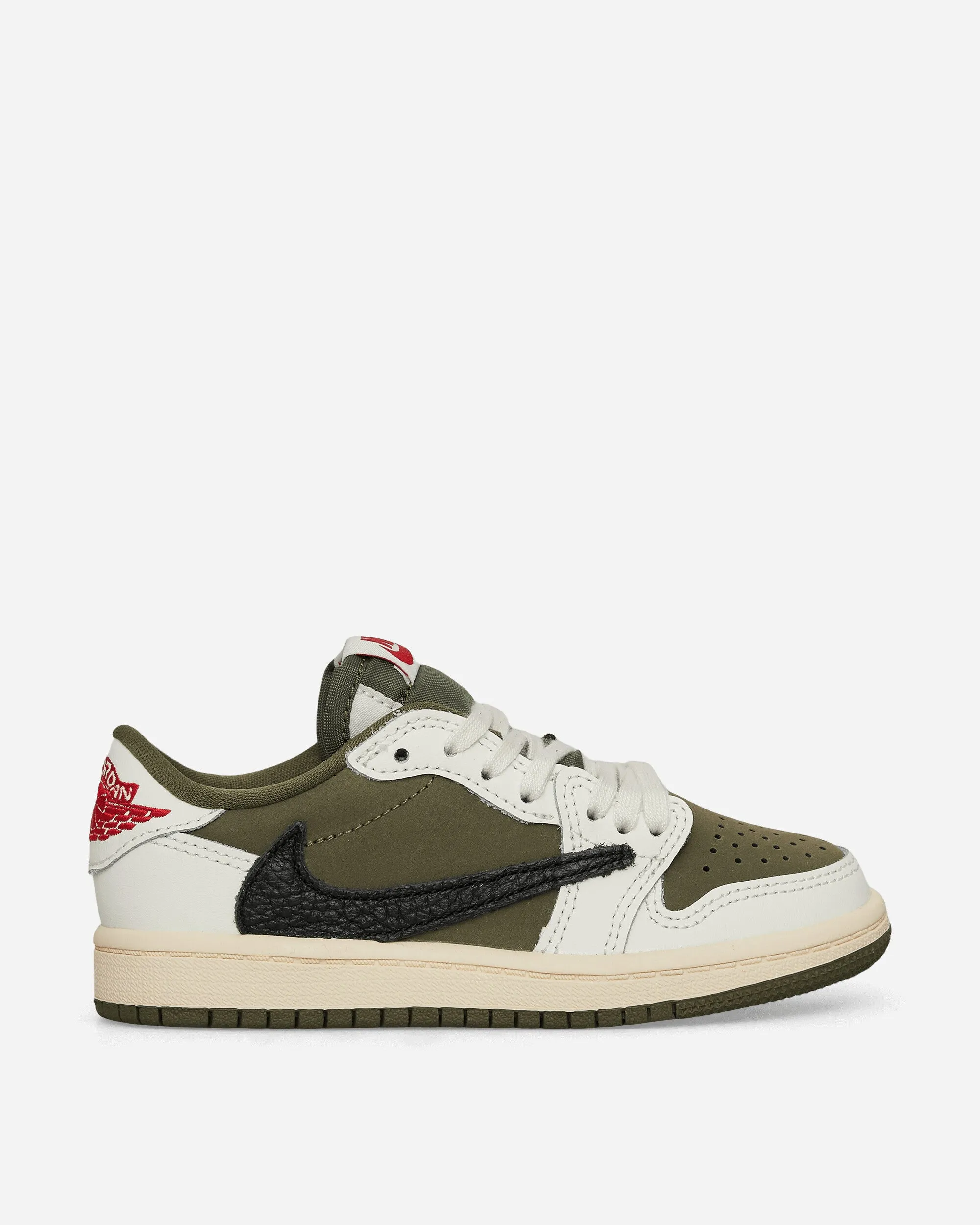 Travis Scott Air Jordan 1 Low (PS) Sneakers Medium Olive Play Mode