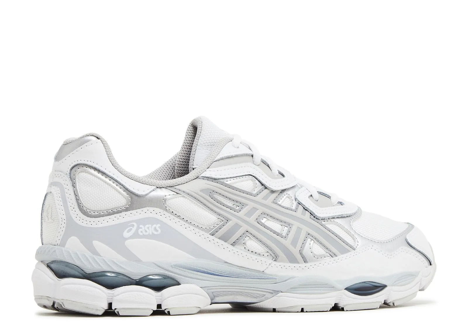 Micro Perforation Bold Finish Asics Gel-NYC White Oyster Grey