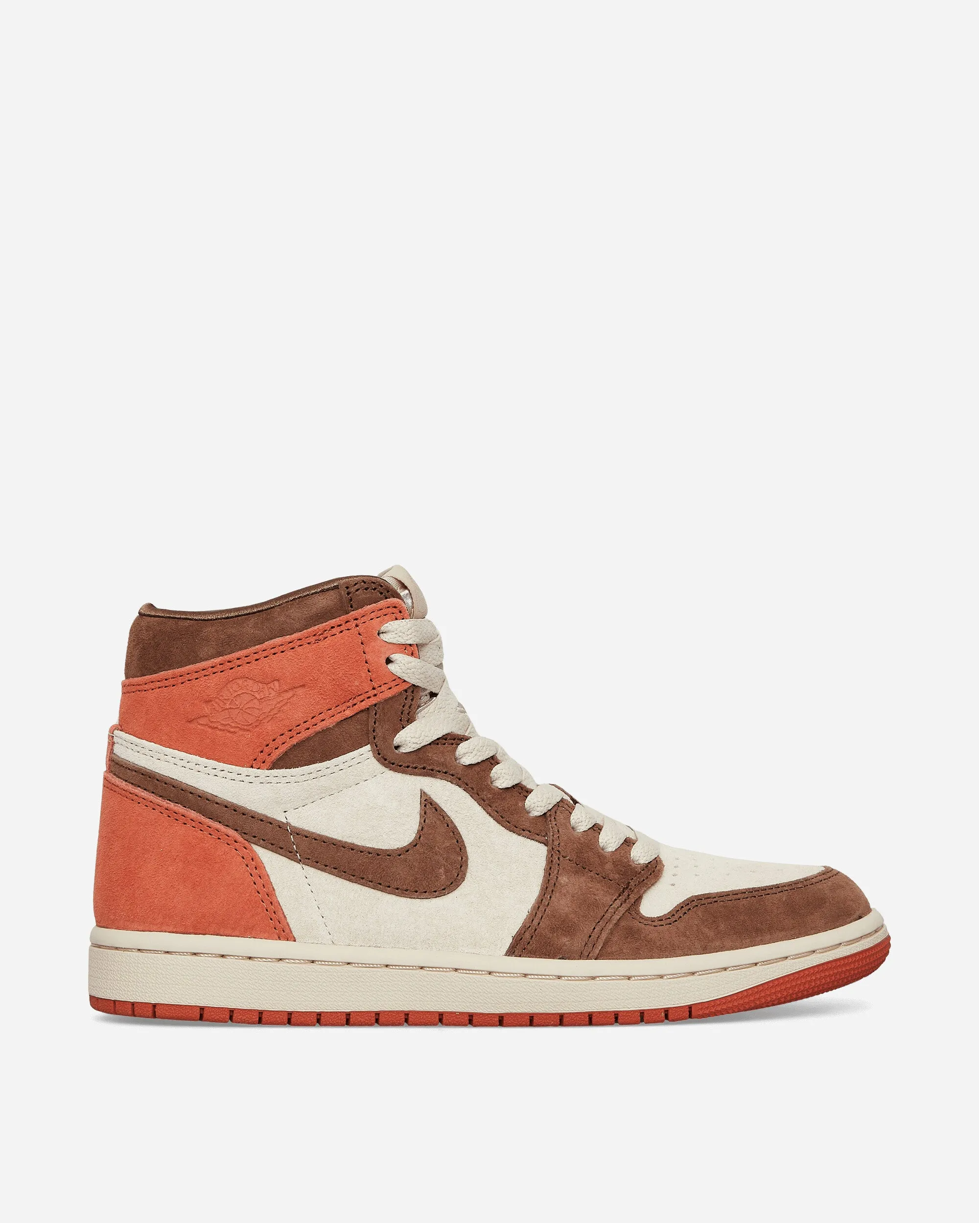 Women's Air Jordan 1 Retro High Sneakers Cacao Wow / Sanddrift Reinforced toe Island Step