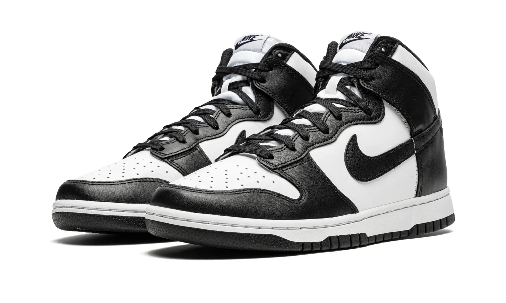 Nike Dunk High "Panda Black White" Jogging Gear Street Explorer