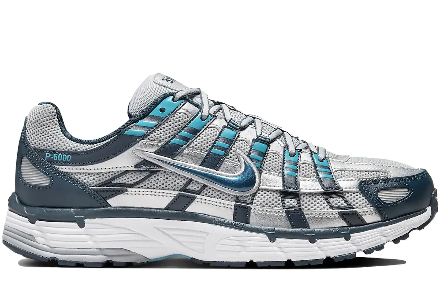 running in a reservoir area shoes Nike P-6000 Armory Navy Flat Silver