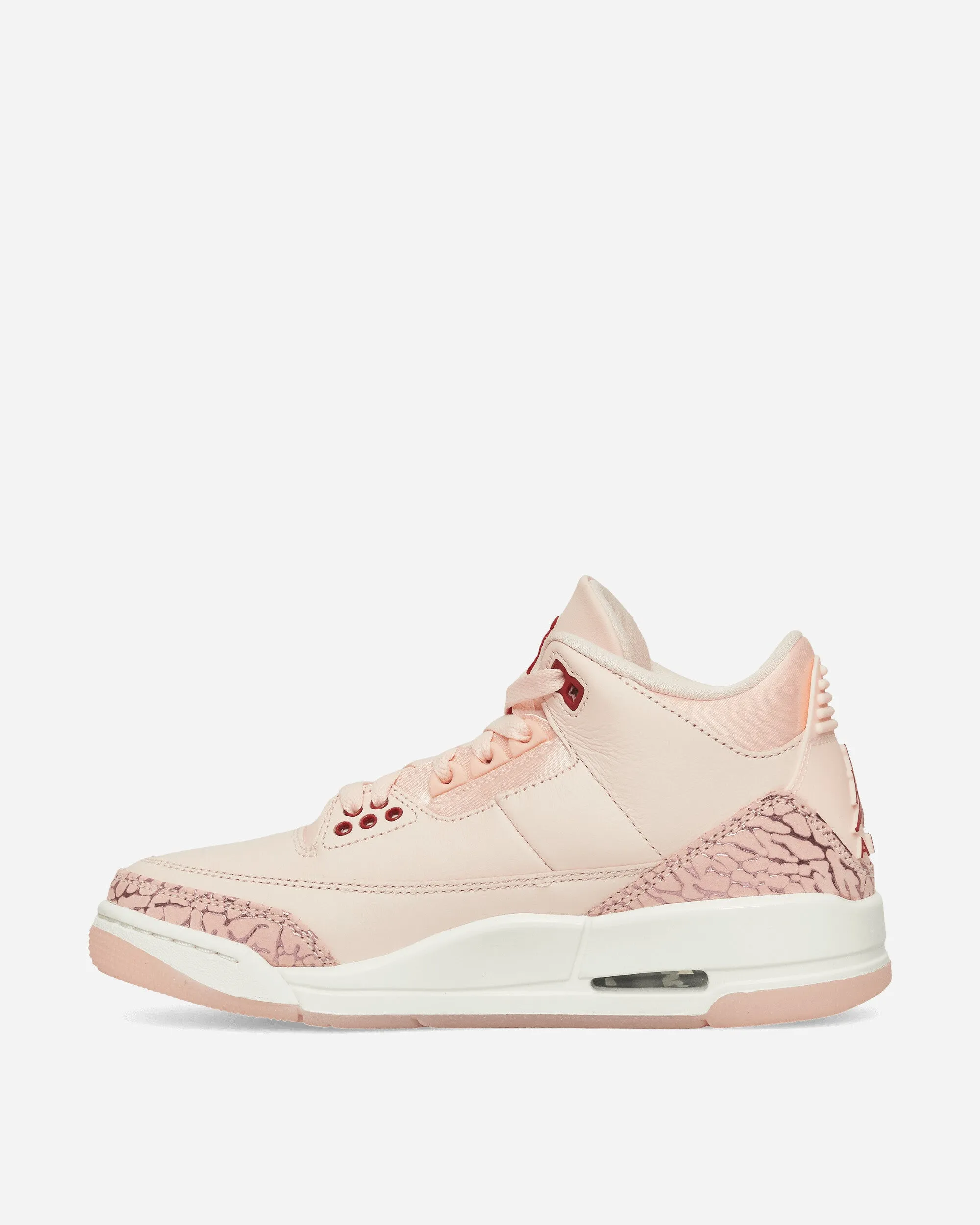 Women's Air Jordan 3 "Treat Yourself" Sneakers Washed Coral Sail Vibe Arch Care