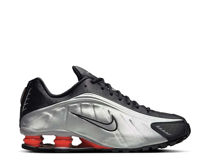 Nike Shox R4 "Metallic Silver" traction - control shoes Toe Area