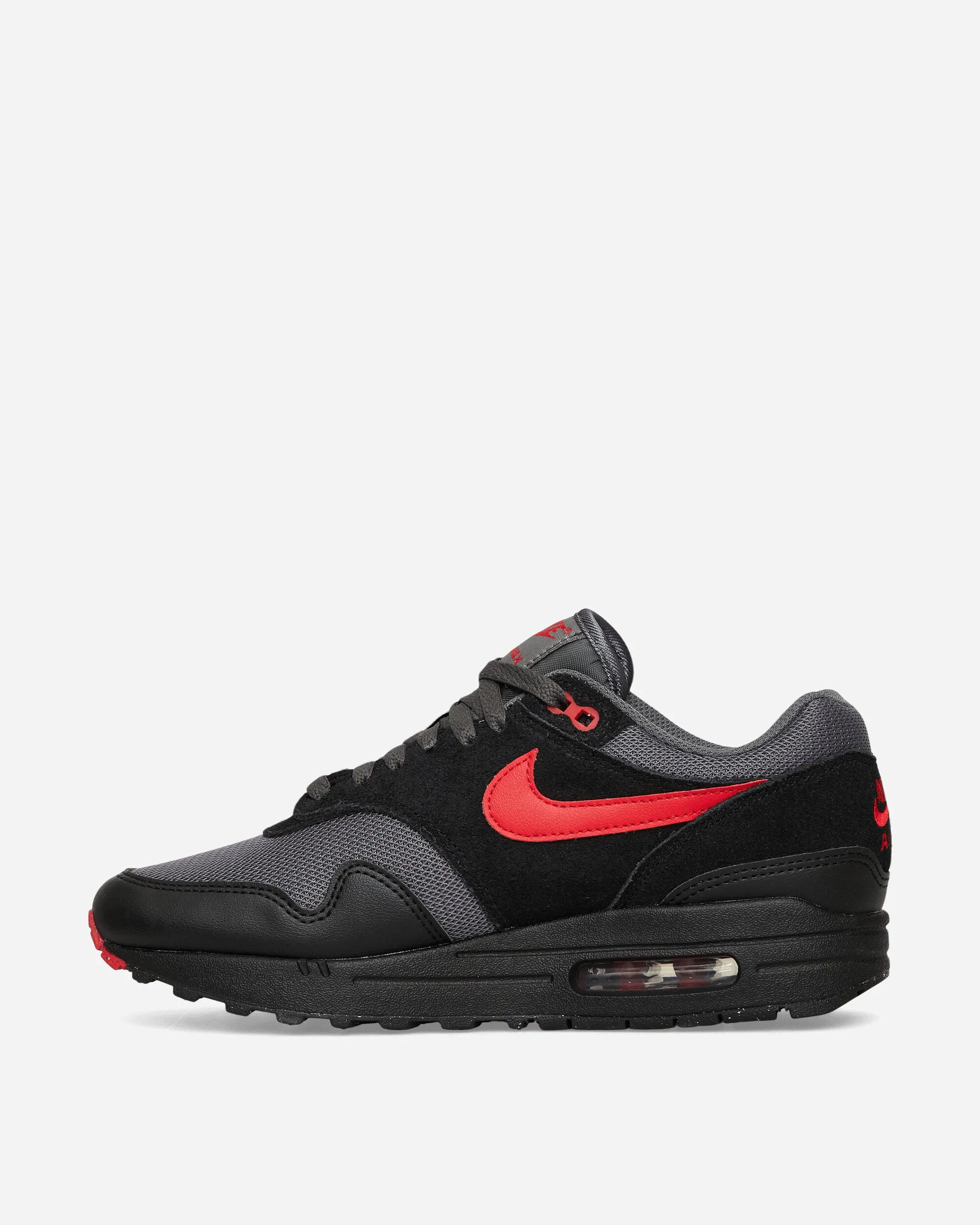 Office Smart Air Max 1 Essential Sneakers Black / Iron Grey / University Red