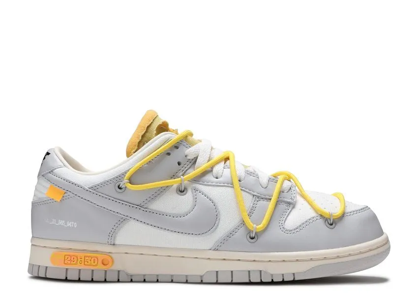 Nike Dunk Low Off-White Lot 29 Knit Upper Shine Hike
