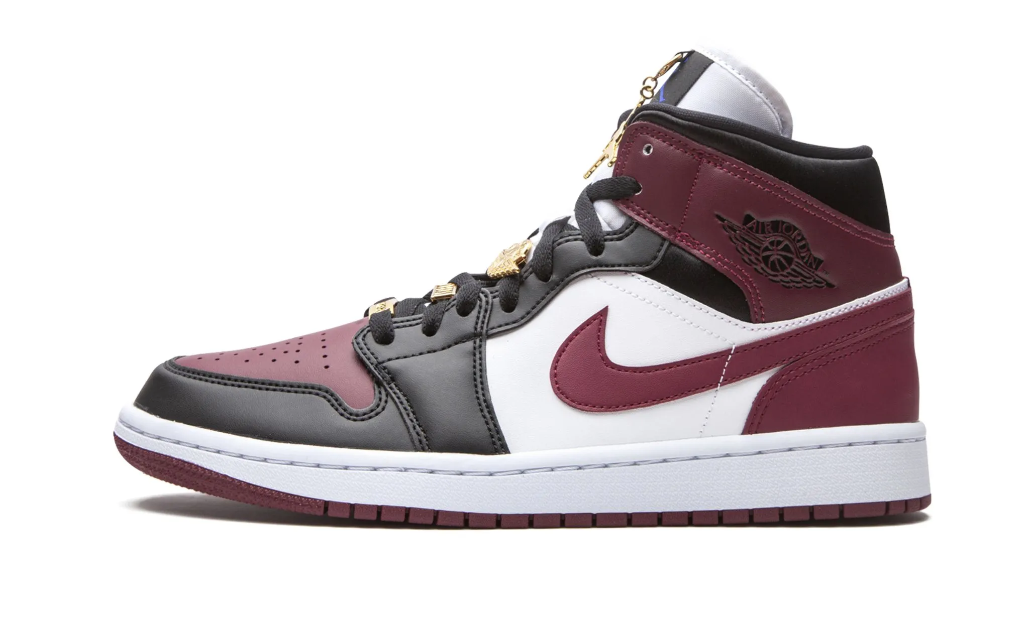 Minimal Build Flex Technology Wmns Air Jordan 1 Mid SE Gold Pendants