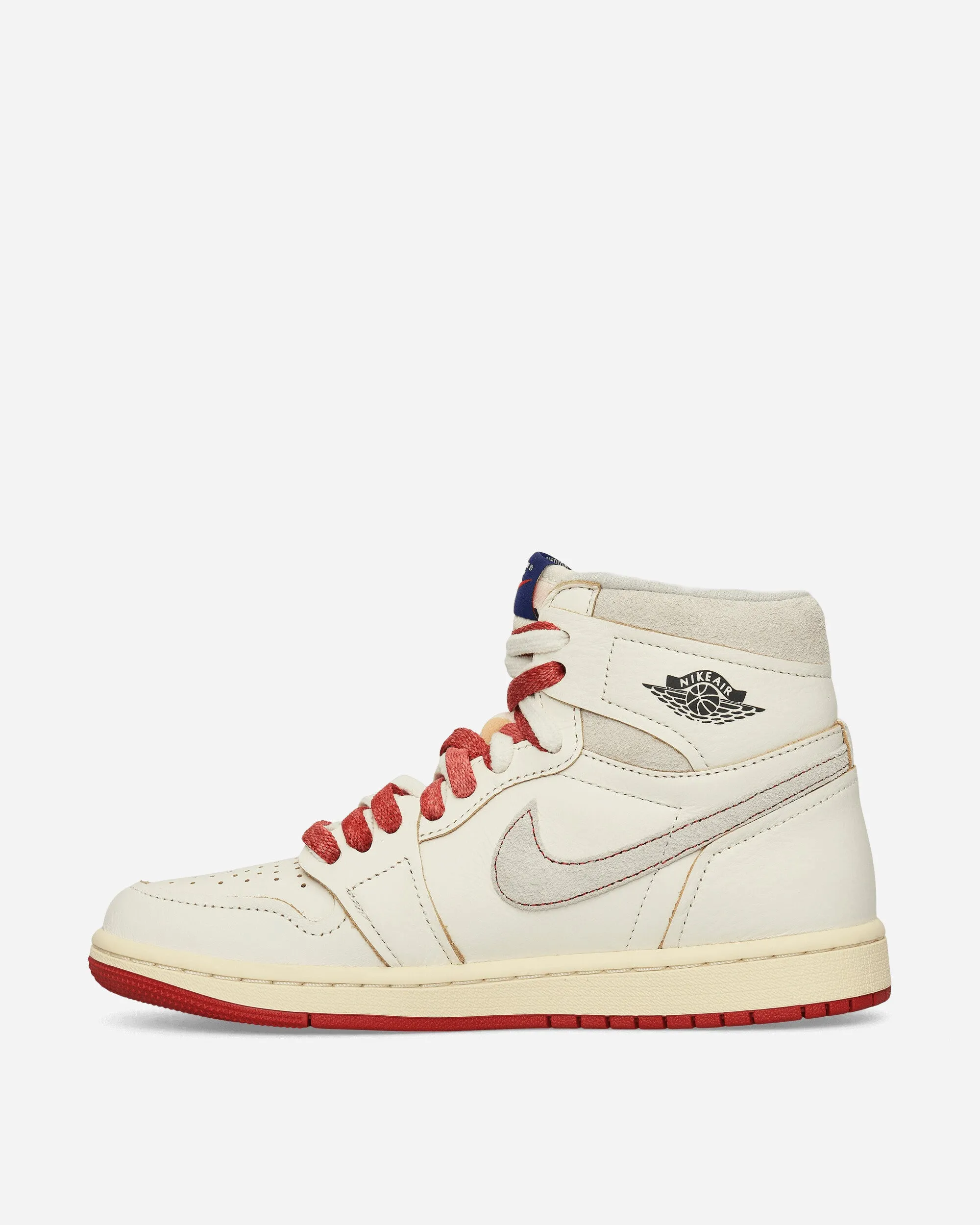 Kids Play Wide Base Women's Air Jordan 1 High OG 'Rare Air' Sneakers Sail / Cinnabar